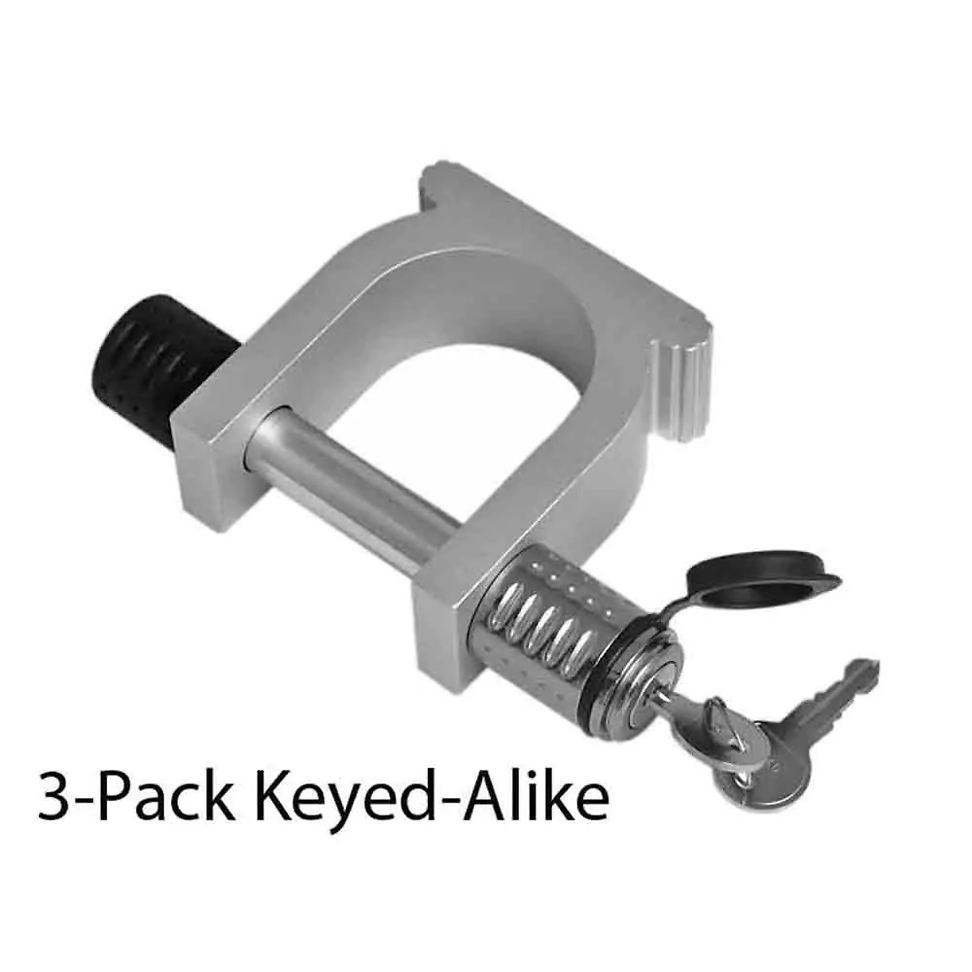 DeadBolt Kingpin Lock — 2in. Diameter, 5-Pin Tumbler, Keyed Alike, 3-Pack, Model# DB-KPL-KA3